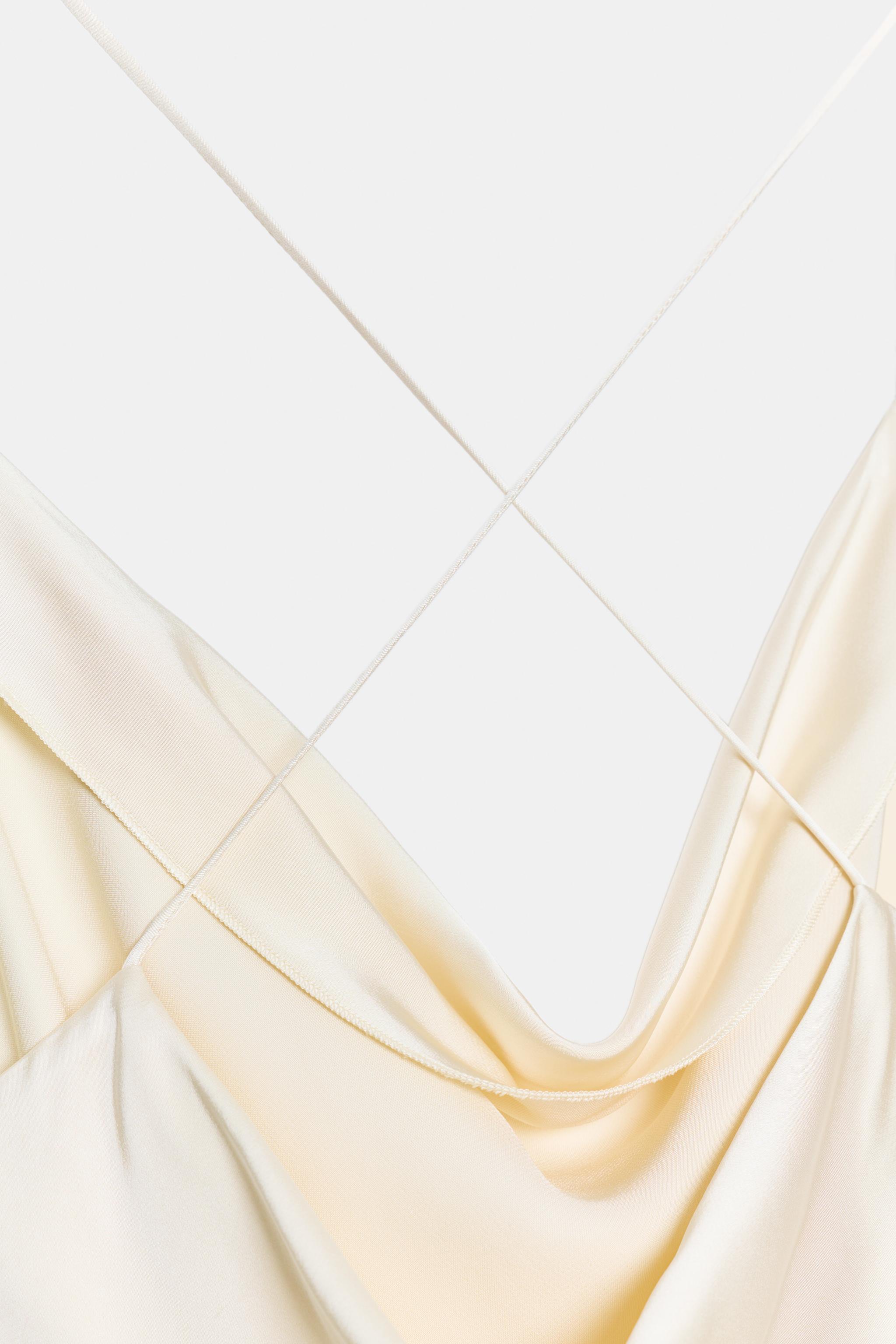 SATIN LINGERIE STYLE DRESS ZW COLLECTION